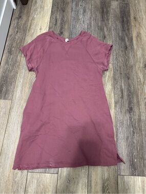 Wishlist Short Sleeve Mini Dress in Mauve Pink